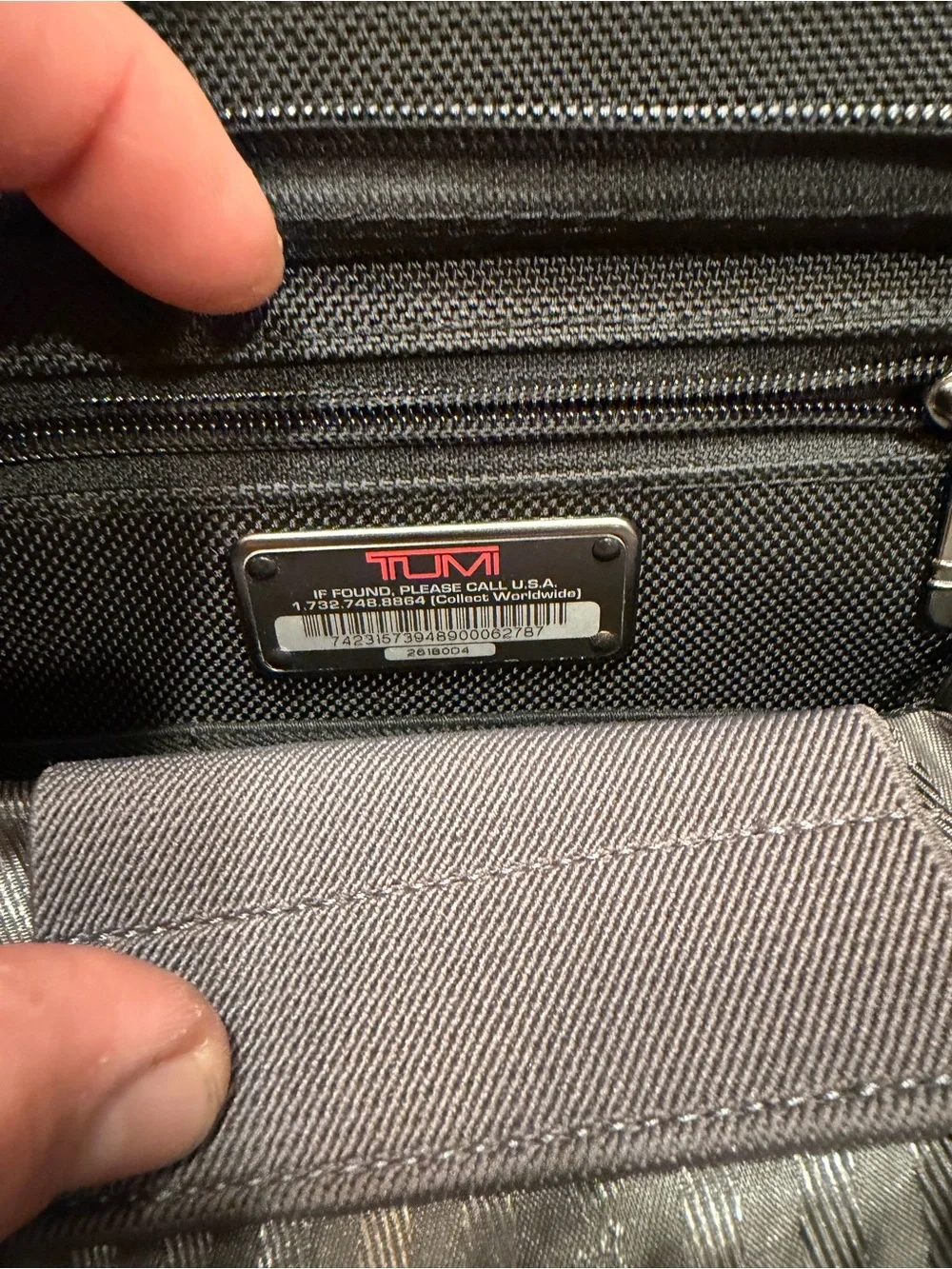 Tumi Alpha Briefcase-Shoulder-Backpack Ballistic Nylon Hideaway Backpack Straps